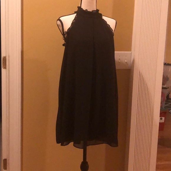 BCBGeneration Dresses & Skirts - Cute BCBG Black halter dress.